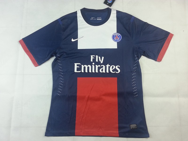 13-14 PSG Home Soccer Jersey Kit (Shirt+Shorts) - Click Image to Close